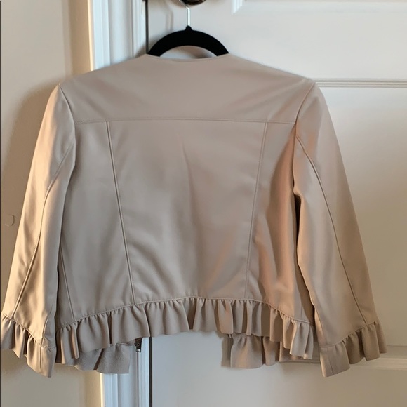 Blush pink faux leather jacket - Picture 6 of 7